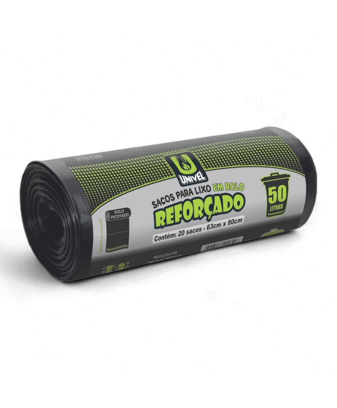 Sacos para Lixo em Rolo - 50 litros REFORÇADO